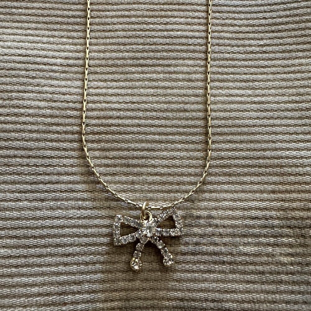 J Crew Ribbon Necklace